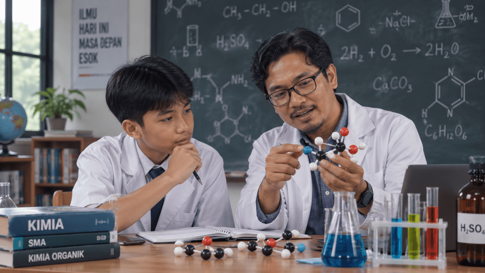 Eksperimen sains bersama pengajar
